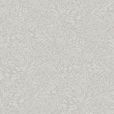 Papel pintado pequeñas hojas gris claro - SILVENA 04 | MURAKE - 203240