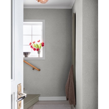 Papel pintado pequeñas hojas gris claro - SILVENA 04 | MURAKE - 203240