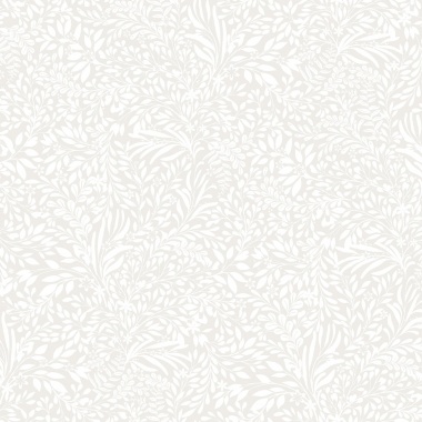 Papel pintado pequeñas hojas blanco roto - SILVENA 05 | MURAKE - 203241