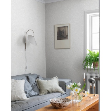 Papel pintado pequeñas hojas blanco roto - SILVENA 05 | MURAKE - 203241