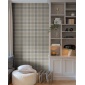 Papel pintado cuadros escoceses greige - TARDEN 01 | MURAKE - 203242