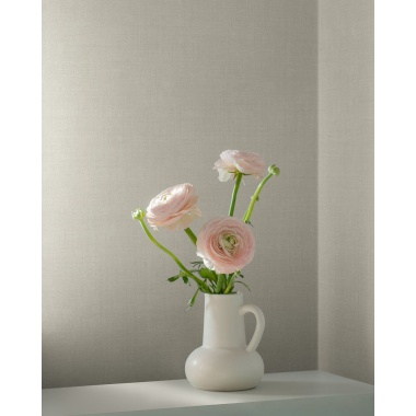 Papel pintado liso efecto textil beige claro - JUTARIA 01 | MURAKE - 203245