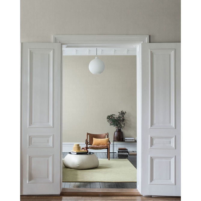 Papel pintado liso efecto textil beige claro - JUTARIA 01 | MURAKE - 203245