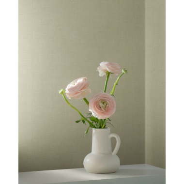 Papel pintado liso efecto textil beige cálido - JUTARIA 02 | MURAKE - 203246