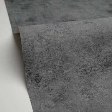 Papel pintado efecto textil gris antracita - TRAMIA 28 | MURAKE - 880430