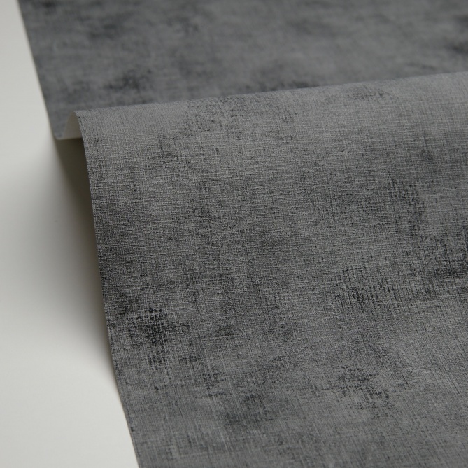 Papel pintado efecto textil gris antracita - TRAMIA 28 | MURAKE - 880430