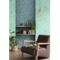Papel pintado efecto textil verde - TRAMIA 40 | MURAKE - 880442
