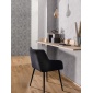 Papel pintado efecto textil gris plateado - TRAMIA METAL 19 | MURAKE - 880462