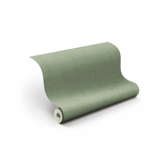 Papel pintado efecto yute verde - JUTARIA 08 | MURAKE - 203252