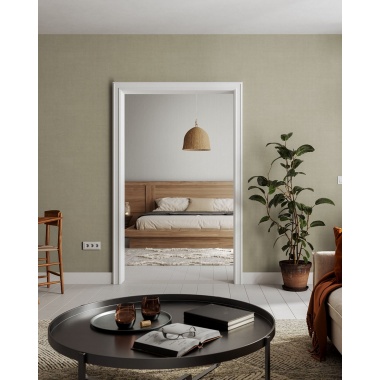 Papel pintado efecto yute beige grisáceo - JUTARIA 14 | MURAKE - 203258