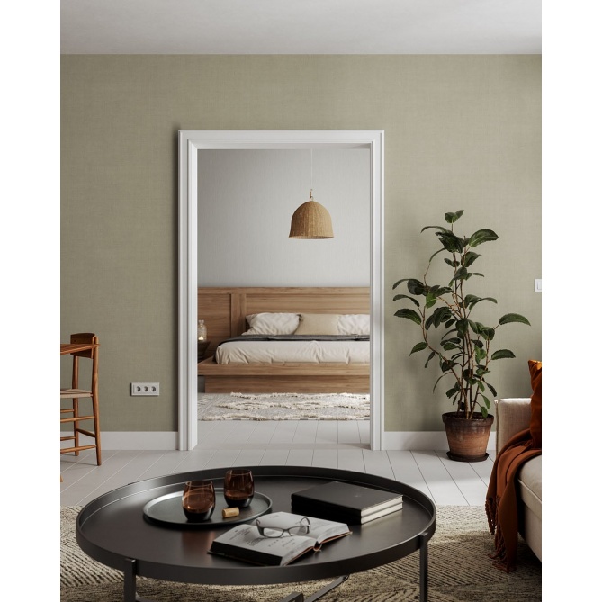 Papel pintado efecto yute beige grisáceo - JUTARIA 14 | MURAKE - 203258