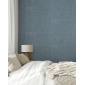 Papel pintado efecto yute azul oscuro - JUTARIA 12 | MURAKE - 203256