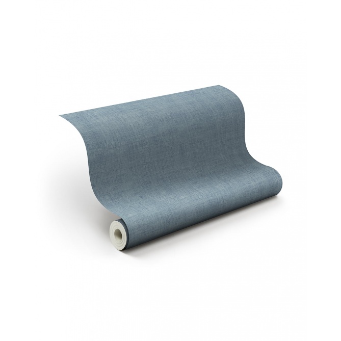 Papel pintado efecto yute azul oscuro - JUTARIA 12 | MURAKE - 203256