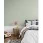 Papel pintado verde grisáceo efecto lino - JUTARIA 07 - 203251