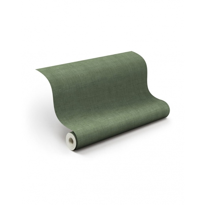 Papel pintado verde oscuro efecto yute - JUTARIA 11 | MURAKE - 203255