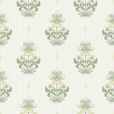 Papel pintado pensamientos verde - VIOLENA 01 | MURAKE - 203273