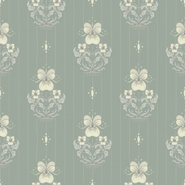 Papel pintado pensamientos gris azulado - VIOLENA 03 | MURAKE - 203275