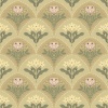 Papel pintado ramos florales beige tostado - MAIVELA 02 | MURAKE - 203283
