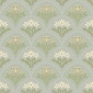 Papel pintado ramos florales azul claro|verde claro - MAIVELA 03 | MURAKE - 203284