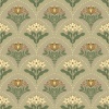 Papel pintado ramos florales beige verdoso - MAIVELA 04 | MURAKE - 203285