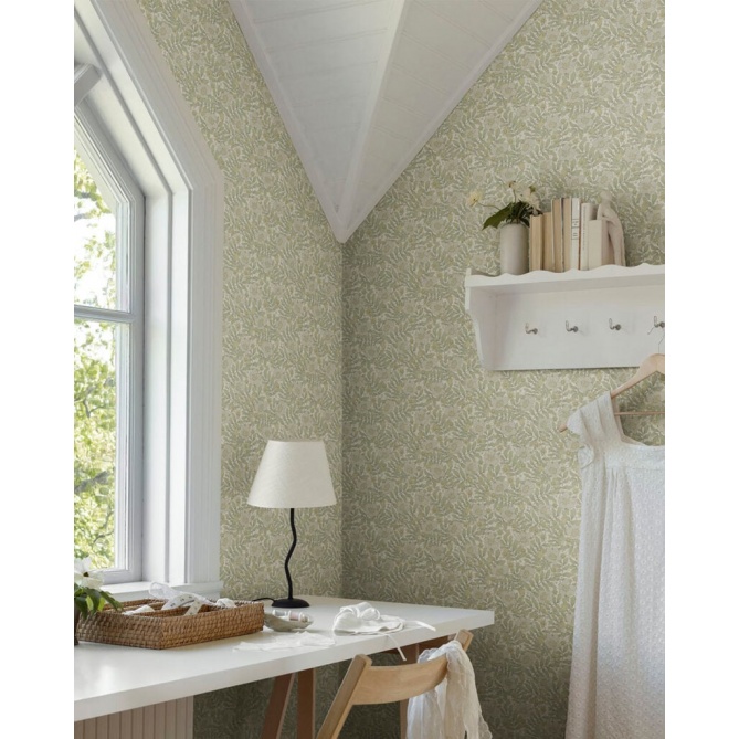 Papel pintado flores silvestres blanco - PRADENA 01 | MURAKE - 203287
