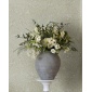 Papel pintado flores y hojas verde salvia - BRISENA 03 | MURAKE - 203261