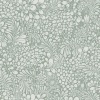 Papel pintado flores y hojas azul grisáceo - BRISENA 04 | MURAKE - 203262
