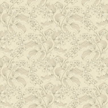 Papel pintado ramas de lilas beige claro - LILVENA 01 | MURAKE - 203292