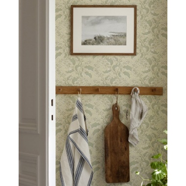 Papel pintado ramas de lilas verde claro - LILVENA 02 | MURAKE - 203293