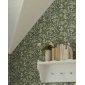 Papel pintado ramas de lilas verde oscuro - LILVENA 03 | MURAKE - 203294