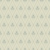 Papel pintado rombos florales beige verdoso - CELVIRA 04 | MURAKE - 203299