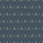 Papel pintado rombos florales azul oscuro - CELVIRA 06 | MURAKE - 203301