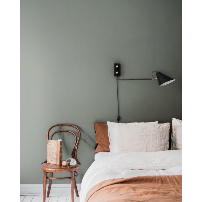 Papel pintado liso verde grisáceo - TONARA 01 | MURAKE - 203302