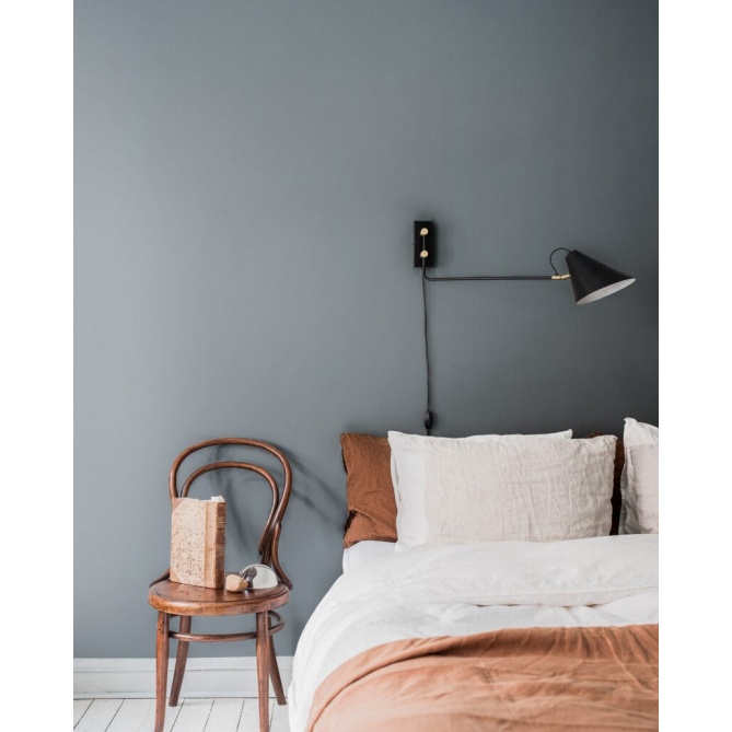Papel pintado liso azul grisáceo - TONARA 09 | MURAKE - 203310