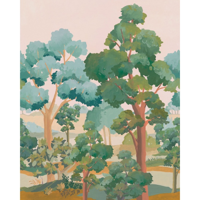 Papel Pintado Bosque relajante durante un verano indio - SAORSA 01 | MURAKE - 879514