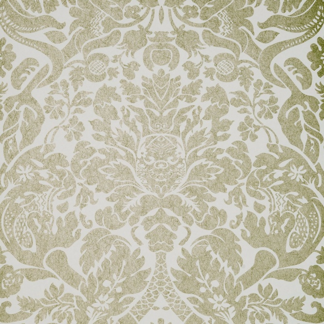 Papel pintado damasco greige - DAMERIA 04 | MURAKE - 1836