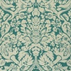 Papel pintado damasco turquesa - DAMERIA 06 | MURAKE - 1838