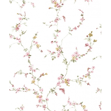 Papel pintado ramas en flor rosa - ENREDIA 01 | MURAKE - 836844
