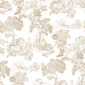Papel pintado toile de Jouy beige - VALCOUR 01 | MURAKE - 836846