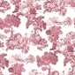 Papel pintado toile de Jouy burdeos - VALCOUR 04 | MURAKE - 836849