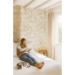 Papel pintado toile de Jouy greige - VALCOUR 01 | MURAKE - 836846