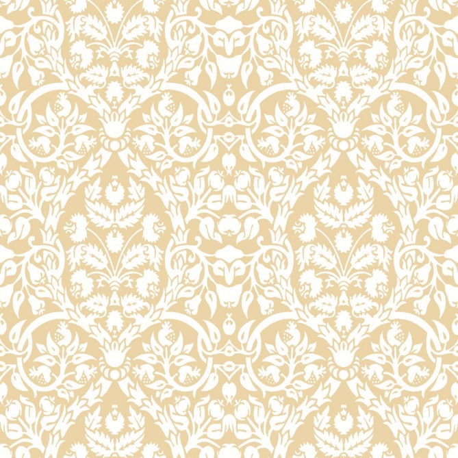 Papel pintado damasco vegetal amarillo - DAMAREL 02 | MURAKE - 836852