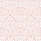 Papel pintado damasco vegetal rosa - DAMAREL 03 | MURAKE - 836853