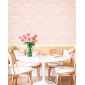Papel pintado damasco vegetal rosa - DAMAREL 03 | MURAKE - 836853