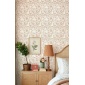 Papel pintado flores y hojas pequeñas verde - FLORISE 01 | MURAKE - 836855