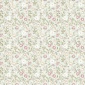 Papel pintado flores y hojas pequeñas azul - FLORISE 02 | MURAKE - 836856