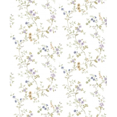 Papel pintado tallos floridos azul - SERELIA 03 | MURAKE - 836860