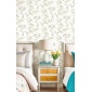 Papel pintado tallos floridos azul - SERELIA 03 | MURAKE - 836860