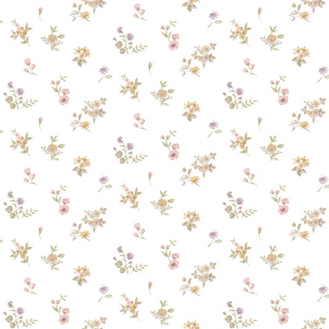 Papel pintado ramilletes pequeños violeta - RAMILEN 01 | MURAKE - 836861