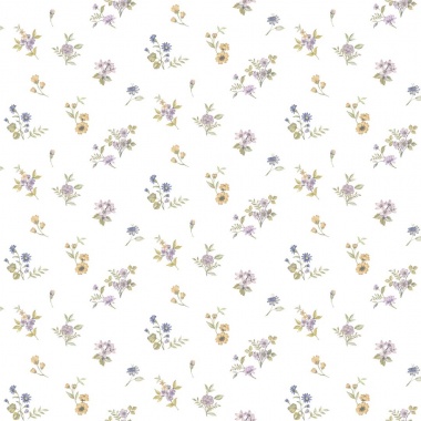Papel pintado ramilletes pequeños azul - RAMILEN 02 | MURAKE - 836862